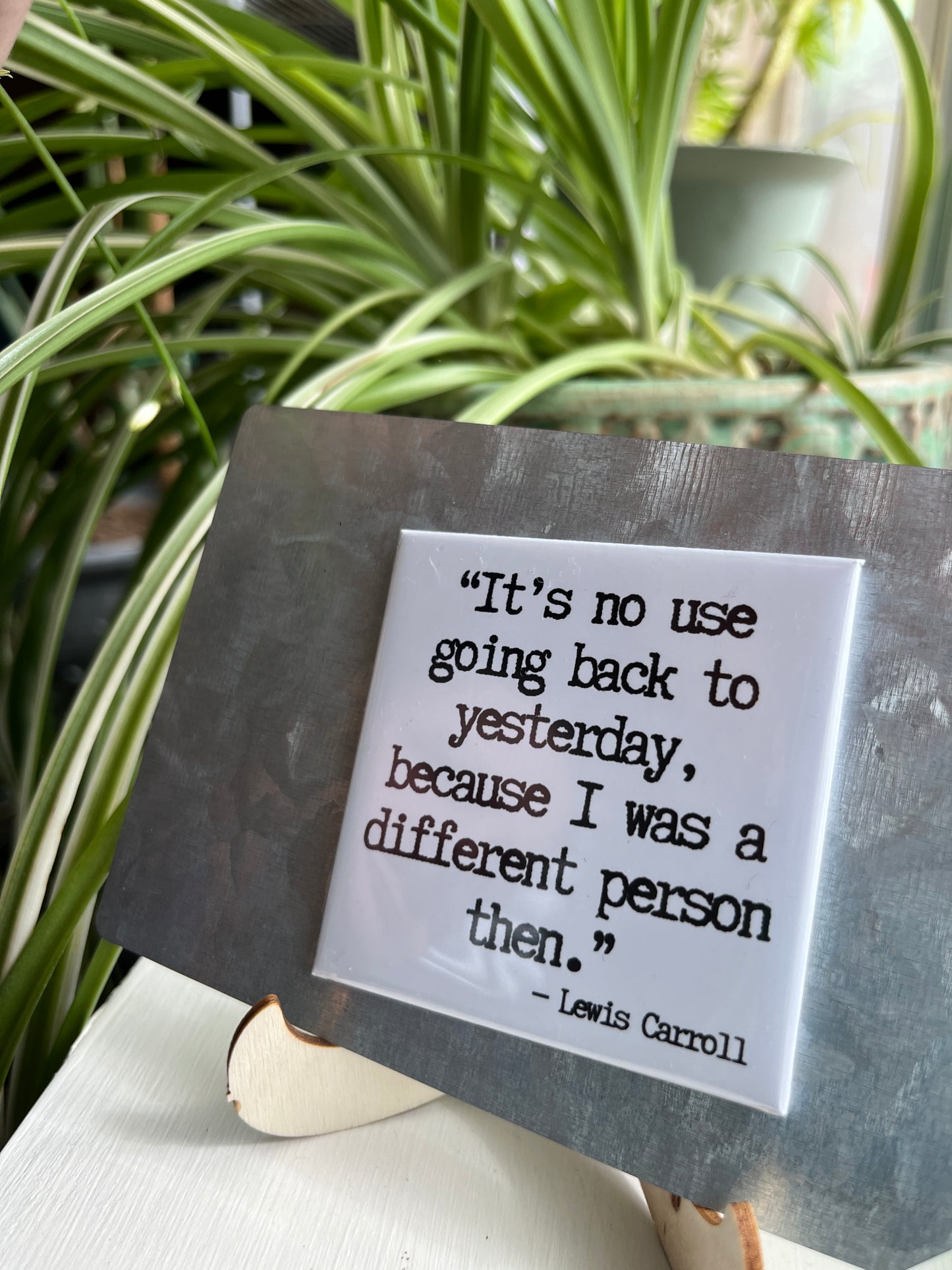 It's No Use Going Back 2.5" Square Magnet