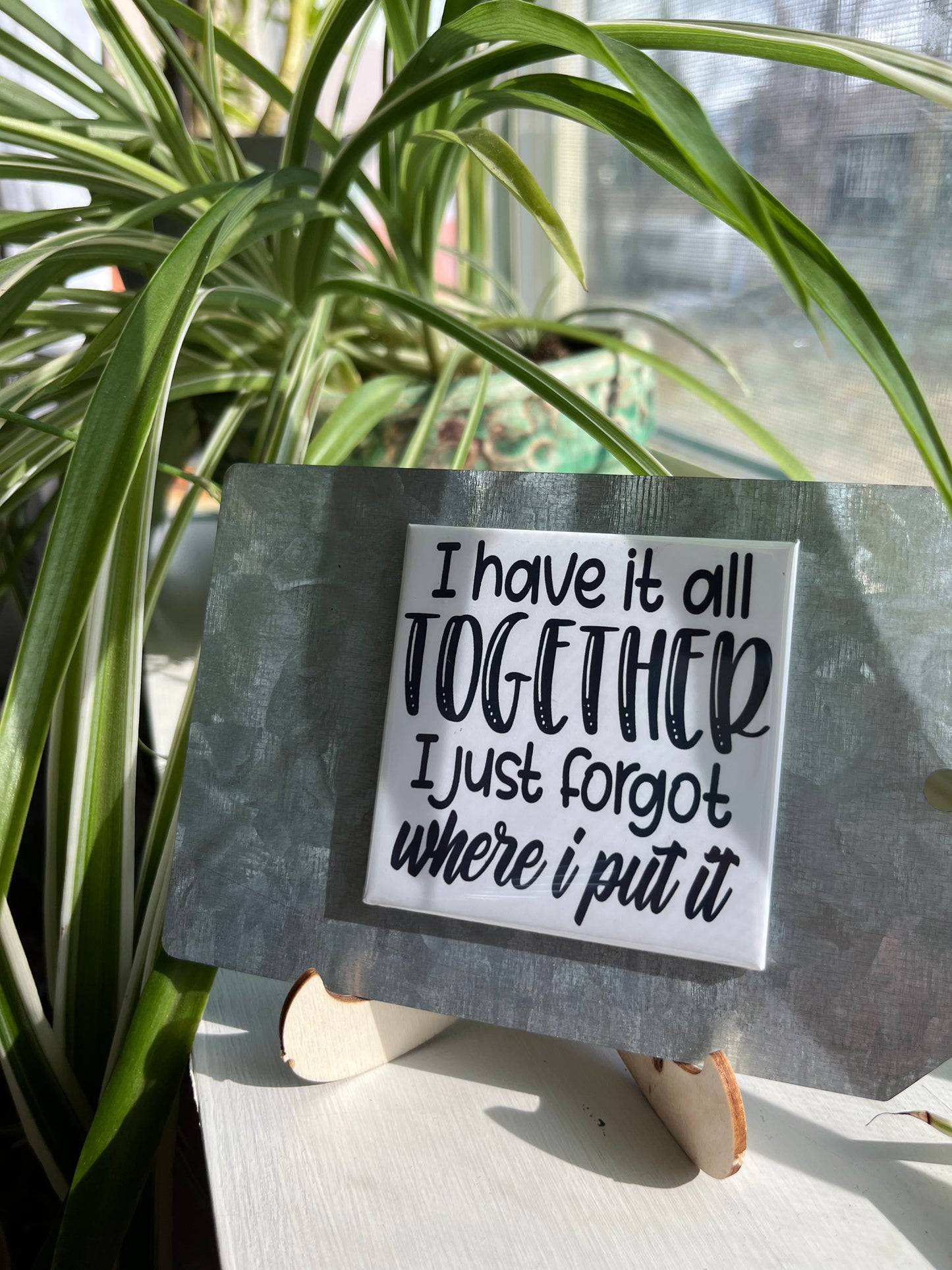 I Have It All Together I Just Forgot 2.5" Square Magnet