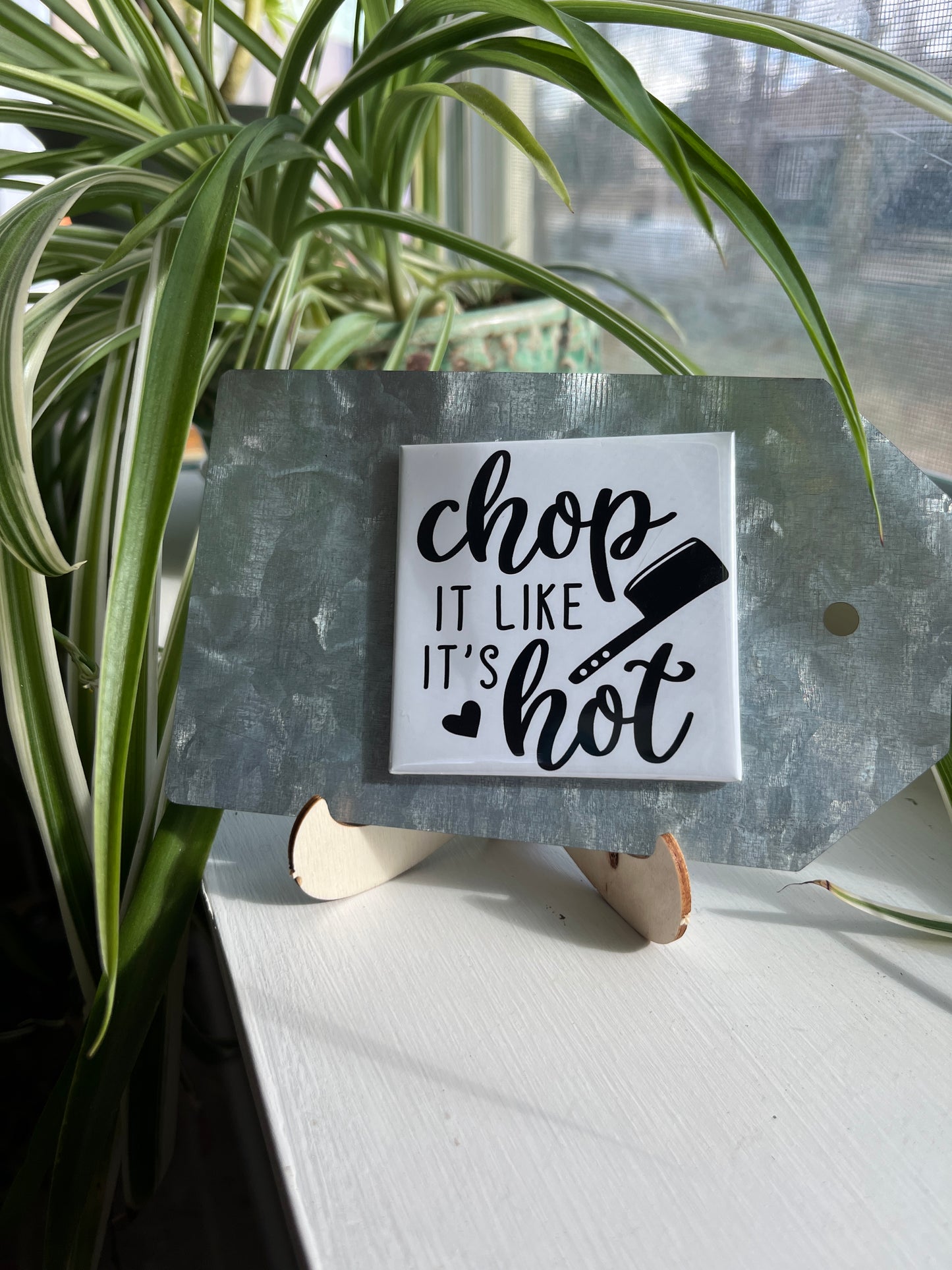 Chop It Like It’s Hot 2.5" Square Magnet