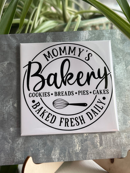 Mommy’s Bakery 2.5" Square Magnet