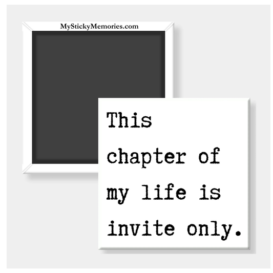 This Chapter of My Life 2.5" Square Magnet