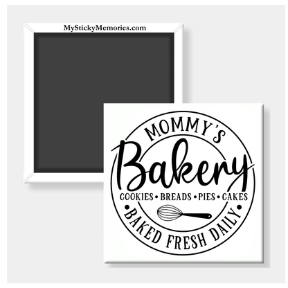 Mommy’s Bakery 2.5" Square Magnet