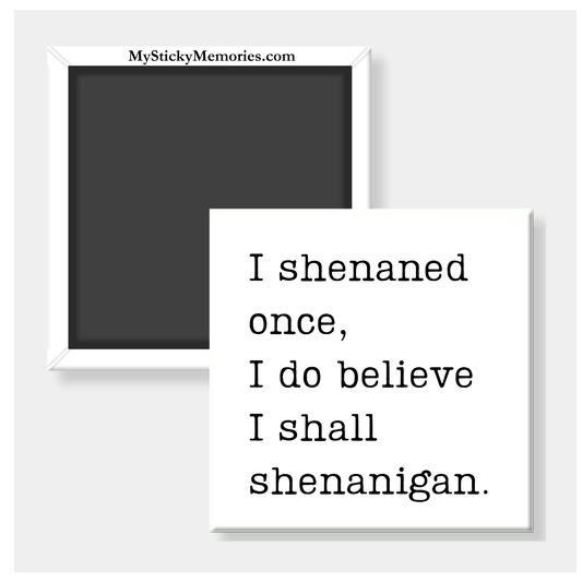 I Shenanded Once  2.5" Square Magnet